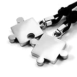 puzzle anhänger mit kette und gravur Geliefert in einer schönen Geschenkbox, so können Sie sie direkt an Ihre besondere Liebe schicken.