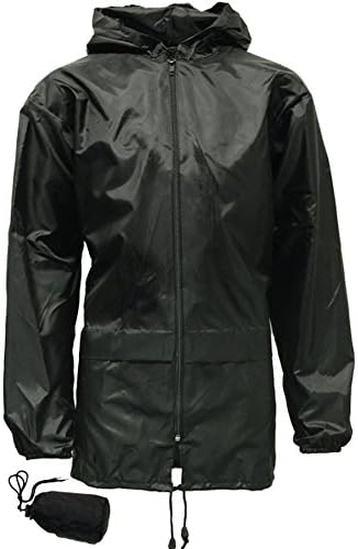 Boys Girls Kag in a Bag Kagool Kagoul Raincoat Jacket Age: 4-16