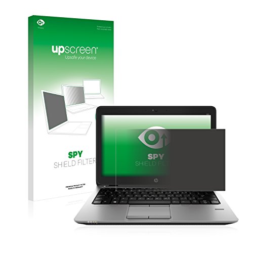 upscreen Spy Shield Filter Blickschutzfilter HP EliteBook 820 G1 (Non-Touch) - Blickschutz, Sichtschutz, Kratzfest, Blendschutz, Made in Germany