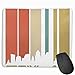 Produktbild Retro 1970er Jahre Austin Texas Cityscape Downtown Neopren Mauspad Büroraum Dekor Home Office Computer Zubehör Mousepads 25 X 30 cm