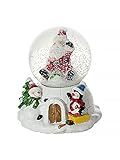 Esta encantadora y adornada bola de nieve navideña de 80 mm para decorar tu hogar es idónea tanto para niños como para adultos.