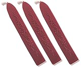 Siegelwachs mit Docht - rot