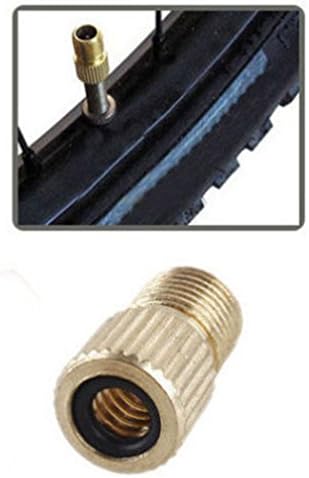 PRESKIN – 1 piece Valve Adaptor Bicycle valve to auto valve with sealing ring | Presta bike valves to Schrader car | also an optical highlight
