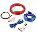 Produktbild gfjfghfjfh 1 Satz Auto-Leistungsverstärker Autolautsprecher Tieftönerkabel Verstärker-Installationskit für Kfz-Subwoofer Set Line mit Sicherung
