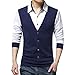 Produktbild ODRD Herren T-Shirts Frühling Sommer Herren Frühling Lässige Mode Gefälschte Zwei T-Shirt Langarm Patchwork Tops Bluse Lässige Bluse Top Tanktop Bluse Hemden Langarmshirts Tee t Shirts