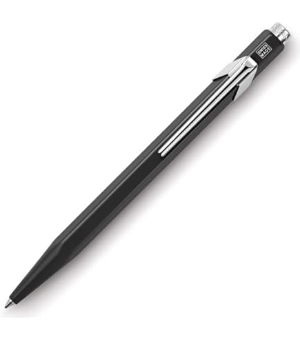 Caran D'Ache 849 Paul Smith Cyan/Acier - Stylo à Bille Édition Limitée Avec Mine Noire Medium En Slimpack