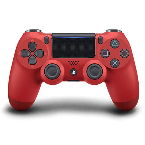 Preisvergleich Produktbild RQINW Gaming Controller Wireless Bluetooth Gamepad, LED beleuchtet, USB-Aufladung, Vibrationsfeedback, Gaming Controller für PS4 (rot)