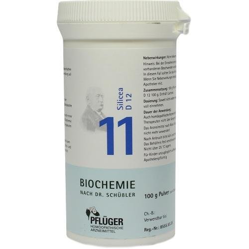 Preisvergleich Produktbild BIOCHEMIE Pflüger 11 Silicea D 12 Pulver 100 g
