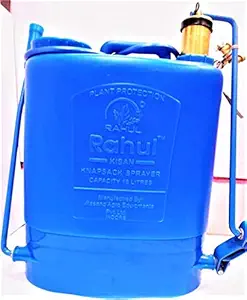 RAHUL kisan 16L Brass Fitting Manual Operated Knapsack Sprayer for Agriculture/Sanitization