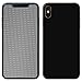 Produktbild atFolix Skin kompatibel mit Apple iPhone XS Max Back Cover, Designfolie Sticker (FX-Velvet-Black), Matte Oberfläche