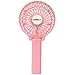 Produktbild Ambielly Handventilator Wiederaufladbare tragbare Handheld -Miniventilator faltbare Fans Batteriebetriebene Desktop-Fans mit 18650 für zu Hause und unterwegs (Handventilator, Rosa-1)