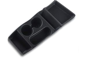 CONRAL Center Container/Cup Holder Tesla Console Container Center Storage Box for Tesla Model S 2012 2013 2014 2015