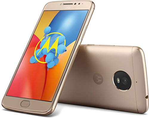 Motorola Moto E4 Plus Smartphone (13,97 cm (5,5 Zoll) HD Display, 3 GB RAM/16 GB Speicher, Dual-SIM, Android 7.1.1) Fine Gold