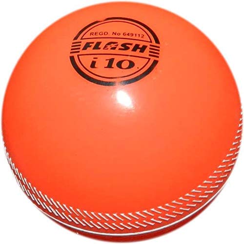 Onekbhalo Cricket Rubber Ball Polyester and Rubber Synthetic Cricket Ball (Oranage, Size 7 CM), Multi-Colour