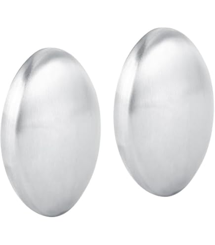Saponetta In Acciaio Inox Per Odori | 2 Pezzi Deodorante Mani Per Aglio, Cipolla E Pesce | Sapone Metallico Per Cucina