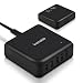Produktbild kwmobile 5 Port USB Ladegerät - mit EU AC Stecker und Kabel - 5-Port Netzteil Ladeadapter für Smartphone und Tablet - Wandladegerät - schwarz