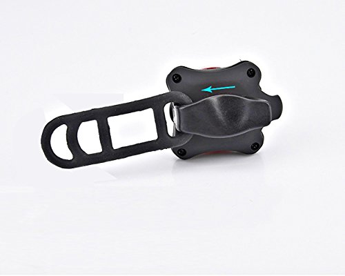 MuP LED Fahrradlampe, Frontlicht Weiß und Rücklicht Rot Scheinwerfer mit USB-Kabel Wiederaufladbare Radlichter, 4 Modi, Wasserdicht, Fahrradbeleuchtung Set - 5