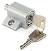 Produktbild Ironmongery World® Schiebetür Terrasse Fenster zusätzliche Sicherheit Bolt Verriegelung Push-Lock (Silber)