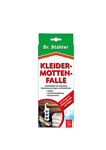 Preisvergleich Produktbild Dr. Stähler 002219 Mottenfalle, Kleider, 4 Klebestreifen