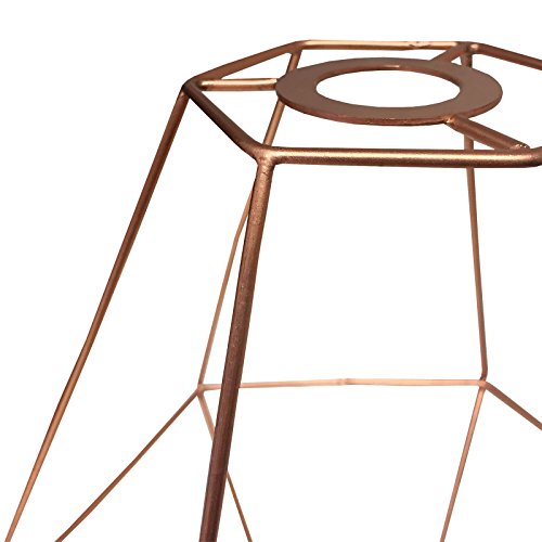 Just Contempo Diamant Draht Deckenleuchte Anhänger, Kupfer - 2