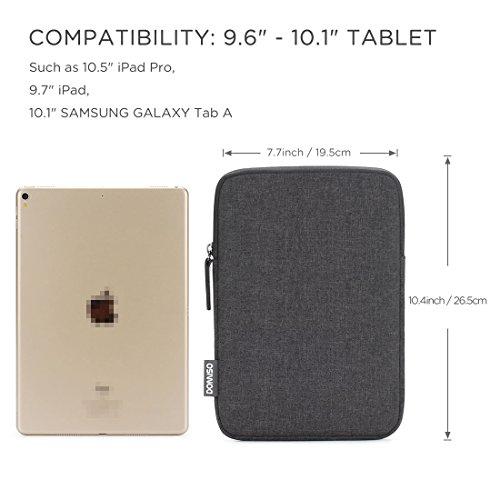 DOMISO 10 Zoll Tablet h  lse Wasserdicht Sleeve Case Etui Tasche f  r 2017 Neu 9 7  iPad   iPad Pro   10 5    iPad Pro   iPad Air 2   iPad 4  3  2   S
