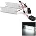 Produktbild winomo Tischleuchte D 39; Nummernschild Paar Lampen mit Lampe Matrix 12 V LED für OPEL ASTRA J CASCADA Corsa D Insignia Meriva Tigra Zafira B (weißes Licht)