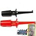 Produktbild Qiman 1 Paar Einzelhaken Clip Test Sonde Blei Draht Mini Grabber Kit Für Multimeter