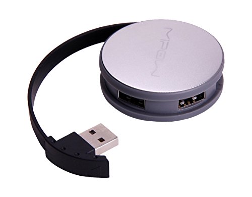 MiPow TOPP USB - Ladrón USB, Color Plateado