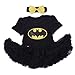 Healthy Clubs Newborn Infant Baby Girl Batman Romper Bodysuit Dress Clothes Photo Outfits (S)