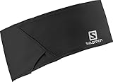 Salomon, Unisex Multisports Headband, Windproof Forehead Area, Glasses Compatible, Reflective, Training Headband, Black, L36363300
