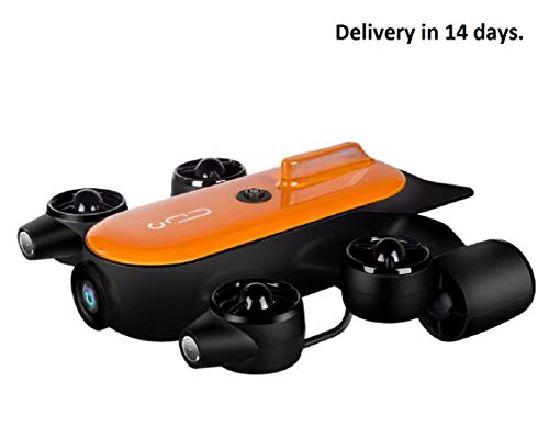 Preisvergleich Produktbild Unterwasserkamera – Unterwasserfernbedienung Drohne Roboter Unterwassererkennung Archäologie 150 m Tiefe mit 4 K Blitzkamera