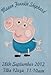 George Pig (Peppa Pig) Luxury Personalised Applique Super Soft Fleece Blanket