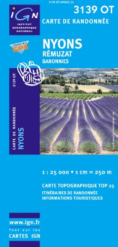 Nyons/Remuzat/Baronnies GPS: IGN.3139OT francais Nyons/Remuzat/Baronnies GPS: IGN.3139OT francais