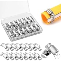 10 Stück Edelstahl Schlauchschellen – Verstellbar Für Rohre 13-19 Mm, Rostfrei & Korrosionsbeständig