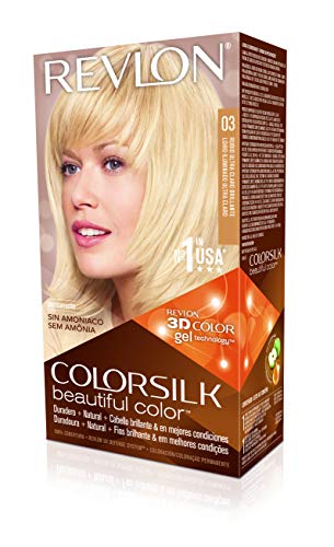 Revlon ColorSilk Tinte de Cabello Permanente Tono #4 Rubio Natural Ultra Claro