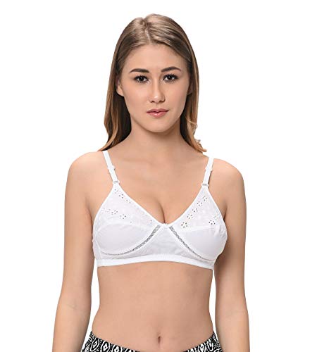 FEMULA Women's/Girl's Cotton Summer Wear Full Coverage Non Padded Wirefree Regular Bra