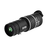 Monocular Zoom 18 x 52mm Óptico de Cristal de Bario y Dual HD Lentes de Enfoque para Montaña Caza Pesca Golf Senderismo