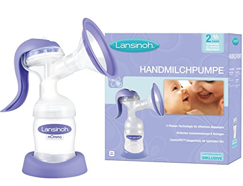 Lansinoh 50552 Handmilchpumpe (Weithals) inklusive NaturalWave Sauger - 2