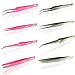 NYK1 Individual Precision Eyelash Tweezers - Pointed, Curved or X Cross in Silver or Pink. Ultimate Strong Highest Quality German Steel made to last