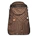 Bebamour Cover for Baby Carrier Reversible Wind Cloak Warm Cover (Coffee)