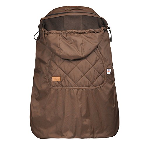 Bebamour Cover for Baby Carrier Reversible Wind Cloak Warm Cover (Coffee)
