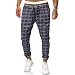 Produktbild Herren Plaid Trainingshose College Chino Hose Jogginghose mit Tunnelzug Herbst Cargohose Winter Pants Overalls Jogger Freizeit Laufen Enger Hosen Fitnesshose Bodybuilding Outdoor Sporthose Anzughose
