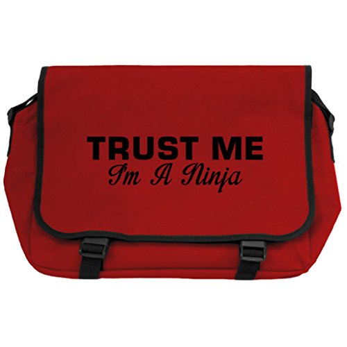 Preisvergleich Produktbild Trust Me I 'm A Ninja Messenger Bag – rot