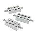 Produktbild 3 x Lego System Achse neu-hell grau 2 x 4 Stein für Auto Rad Felge Set Star Wars 7675 8780 5887 7900 7249 70165 10258 6249