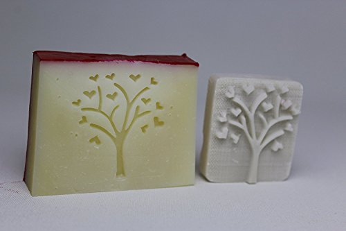 Unitedcovers 1x Seifenstempel Baum mit Herzen und teilweise abgebrochenen Herzen für einen individuelleren Look – Versand aus Deutschland - 6