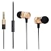 Produktbild OKCS In-Ear Kopfhörer Headset Earpod kraftvoller Bass für iPhone, Sony, Galaxy, LG, Huawei, HTC, uvm. - Gold