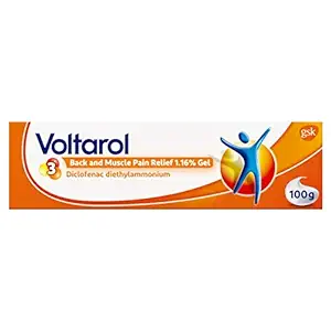 Voltarol 1.16 Percent Back and Muscle Pain Relief Gel, 100 g