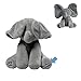 Produktbild NINGSANJIN Elefant Kuscheltier, Musik Plüsch Elefanten Spielzeug Geschenke für Kinder-Spielen Hide-and-Seek Elektrische Spielzeuge Baby-Kuschel-Puppe Musik Tiere (Grau)