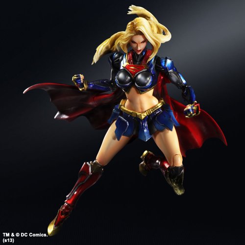 DC Comics Play Arts Kai Variant Supergirl Action Figure
