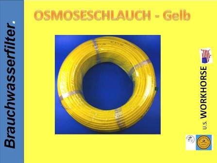 10 METER FREIE FARBWAHL Stck, Side by Side, Khlschrankschlauch, 6 mm Wasserschlauch WEISS, GELB, BLAU, ROT - IHRE WAHL 1/4 Zoll (6mm) fr Side by Side Khlschrank, Khlschrankschlauch, 10 m am Stck, Wasserfilter, Osmoseschlauch (Gelb)